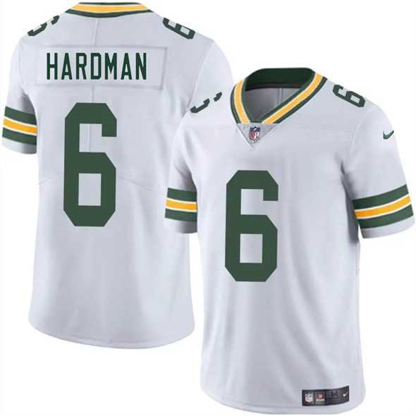 Men & Women & Youth Green Bay Packers #6 Mecole Hardman White 2025 Vapor Untouchable Limited Stitched Jersey->green bay packers->NFL Jersey